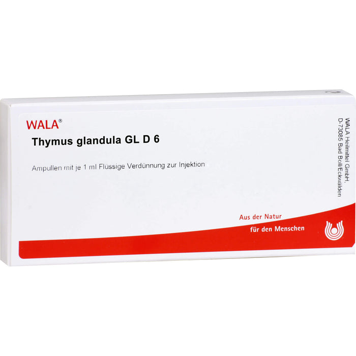 Thymus Glandula Gl D6 Wala Ampullen, 10X1 ml AMP
