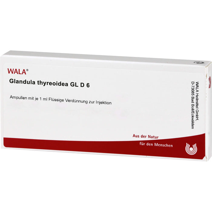 Glandula thyreoidea Gl D6 Wala Ampullen, 10 St. Ampullen