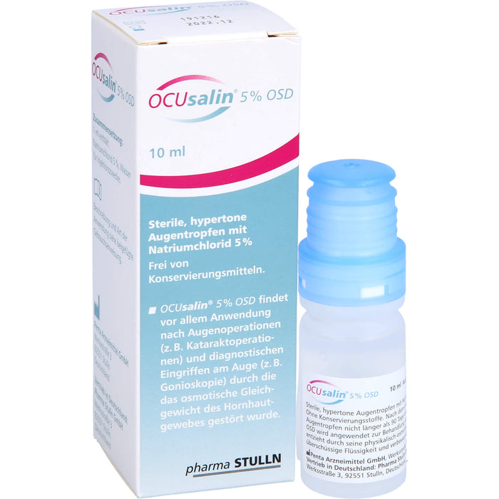 OCUsalin 5% OSD, 1X10 ml ATR