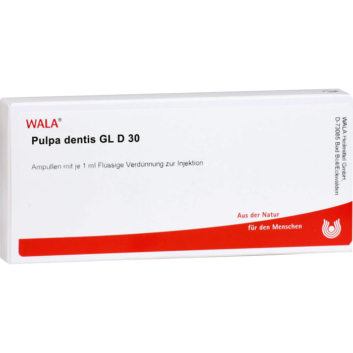 WALA Pulpa Dentis Gl D30 Ampullen, 10 pc Ampoules