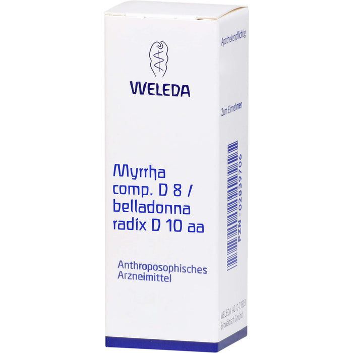 Myrrha comp. D8/Belladonna Radix D10 Weleda Dil., 50 ml MIS