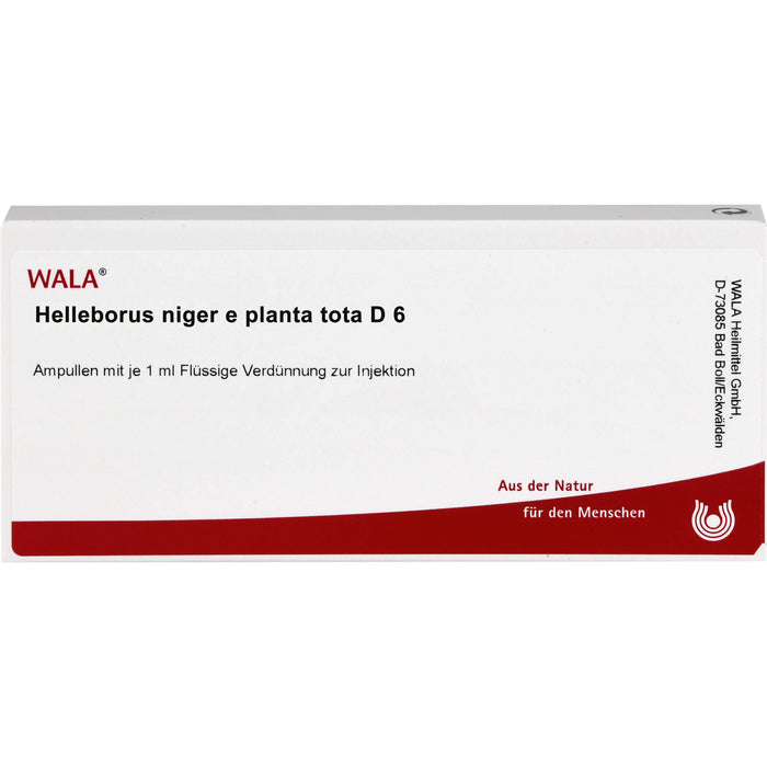 WALA Helleborus niger e planta tota D6 Ampullen, 10 pc Ampoules