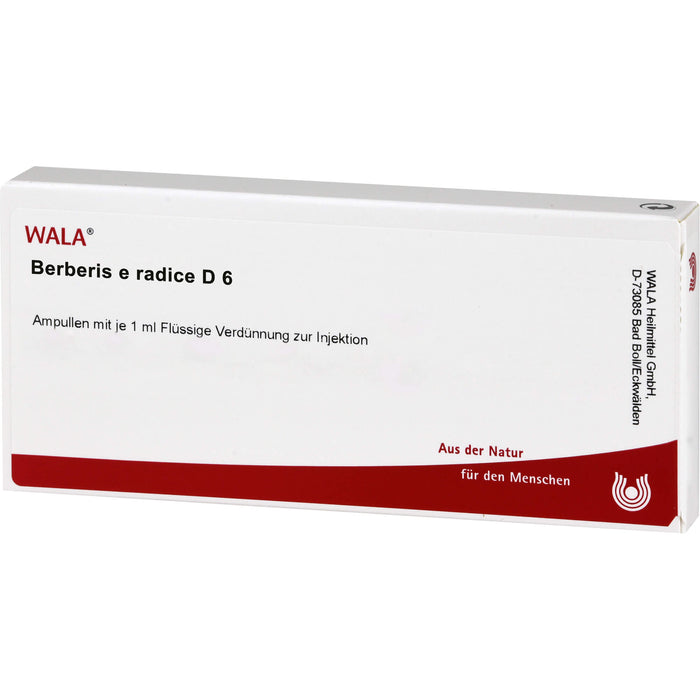 Berberis e radice D6 Wala Ampullen, 10X1 ml AMP