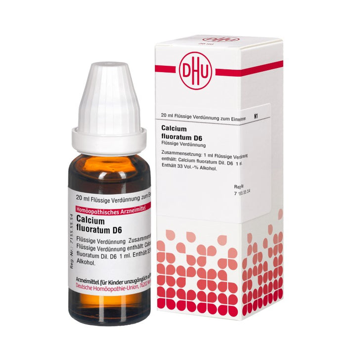 DHU Calcium fluoratum D6 Dilution, 20 ml Lösung