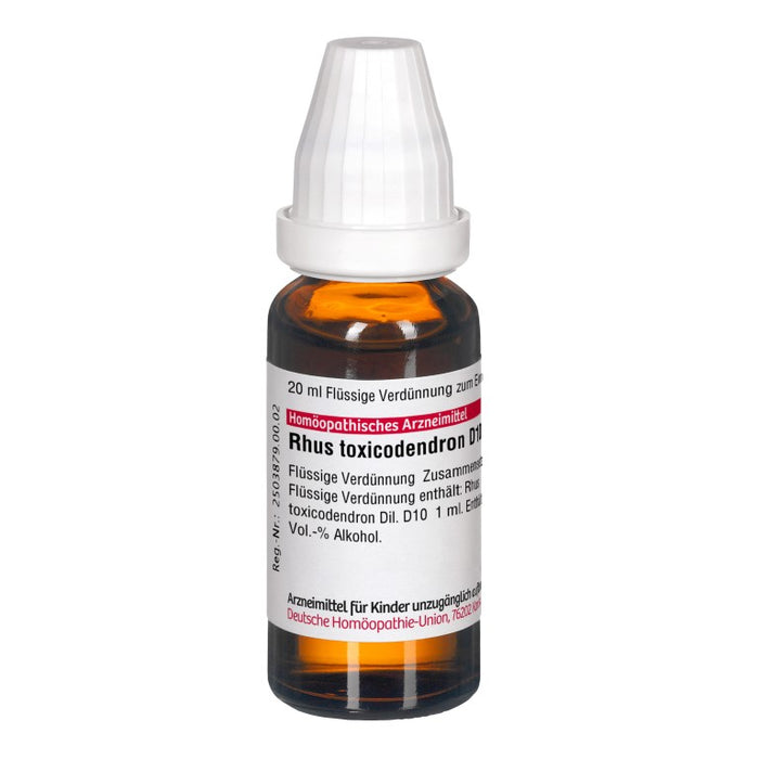 DHU Rhus toxicodendron D10 Dilution, 20 ml Lösung