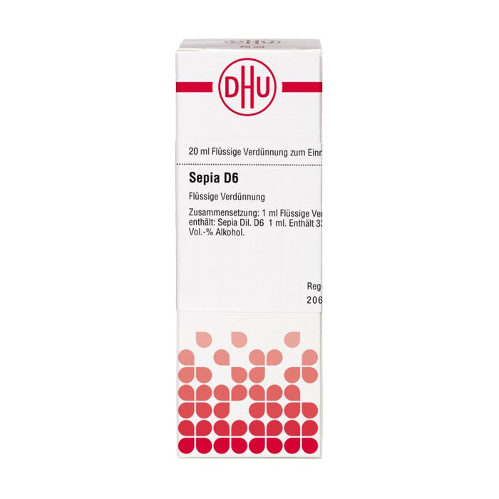 DHU Sepia D6 Dilution, 20 ml Lösung