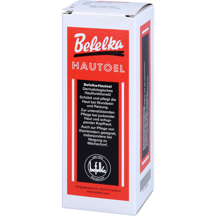 Befelka Hautöl schützt und pflegt die Haut bei Wundsein und Reizung, 100 ml Huile