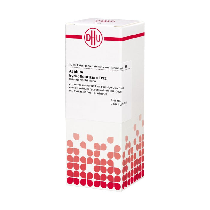 DHU Acidum hydrofluoricum D12 Dilution, 50 ml Lösung