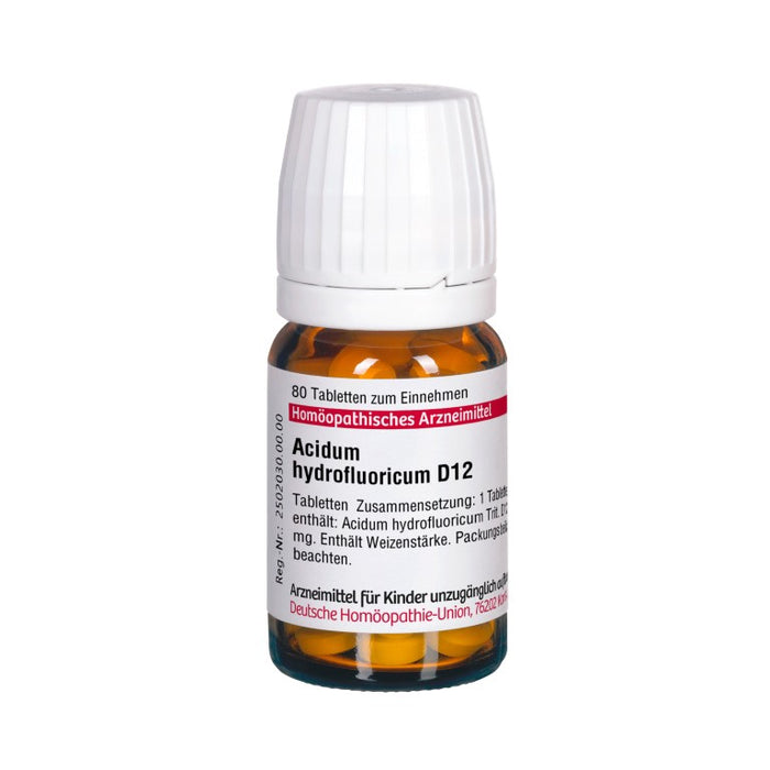 DHU Acidum hydrofluoricum D12 Tabletten, 80 St. Tabletten