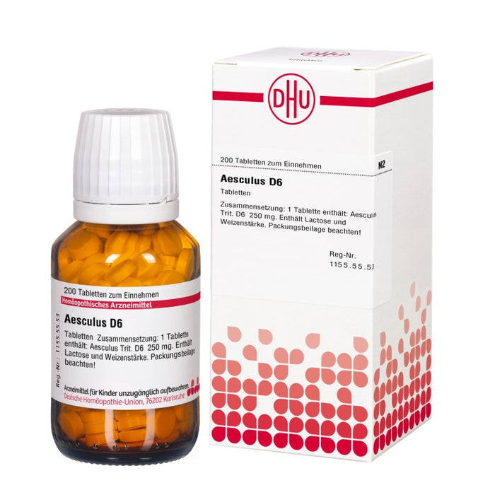 DHU Aesculus D6 Tabletten, 200 St. Tabletten