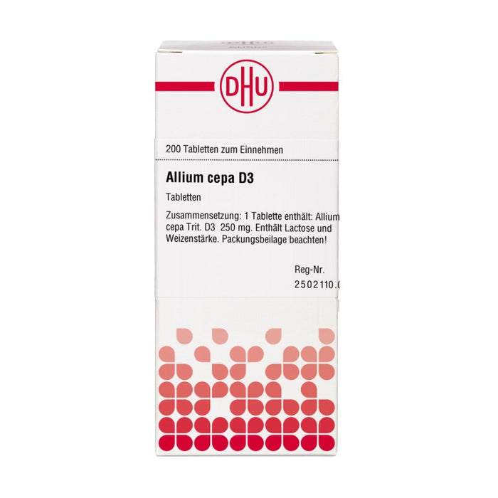 DHU Allium cepa D3 Tabletten, 200 St. Tabletten