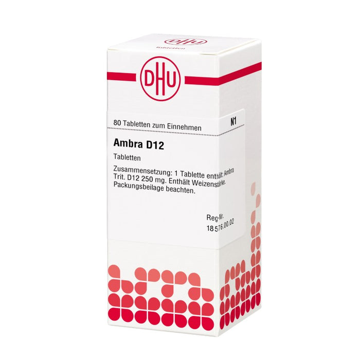 DHU Ambra D12 Tabletten, 80 St. Tabletten