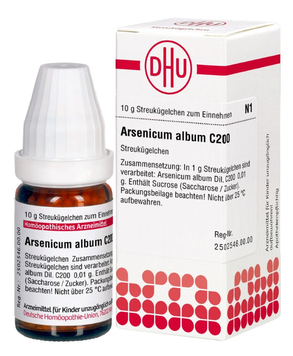 DHU Arsenicum album C200 Streukügelchen, 10 g Globuli