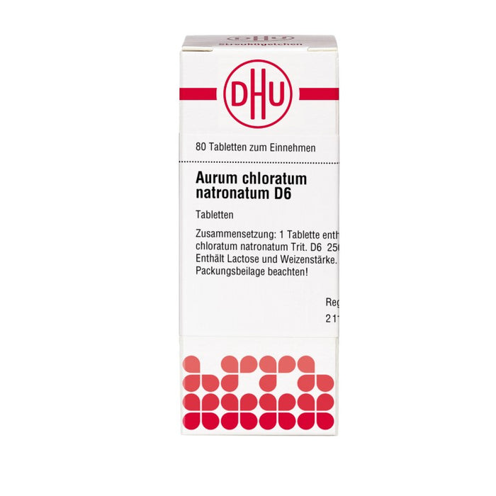 DHU Aurum chloratum natronatum D6 Tabletten, 80 St. Tabletten