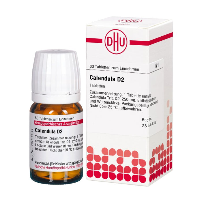 Calendula D2 DHU Tabletten, 80 St. Tabletten