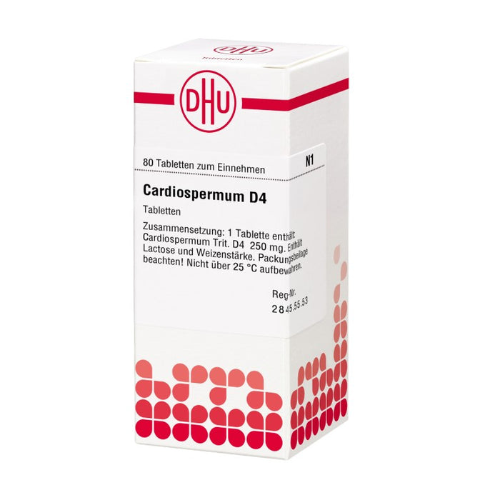 DHU Cardiospermum D4 Tabletten, 80 pcs. Tablets