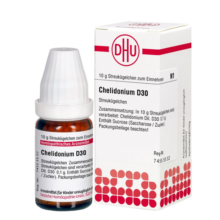 DHU Chelidonium D30 Streukügelchen, 10 g Globules