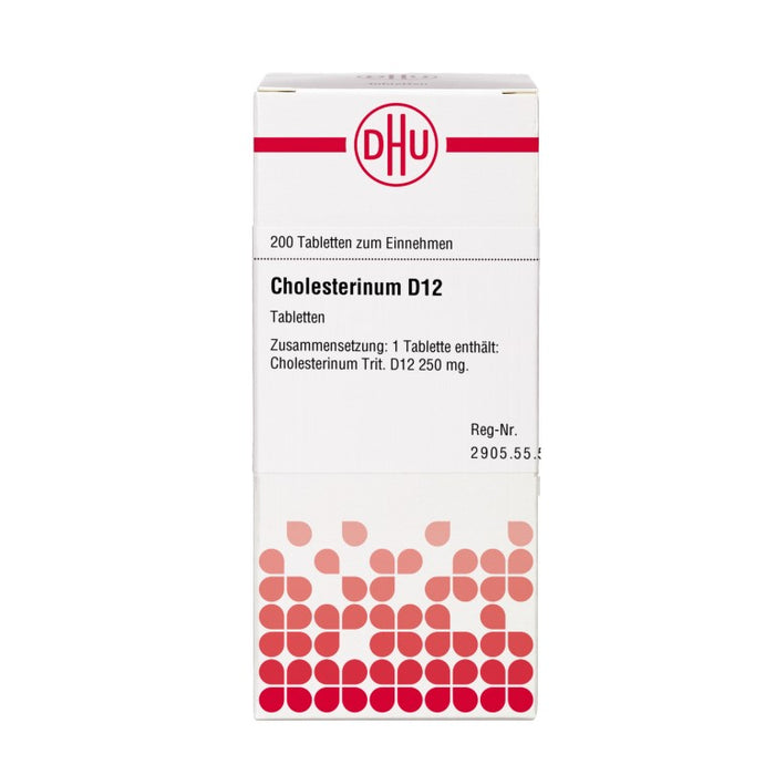 DHU Cholesterinum D12 Tabletten, 200 St. Tabletten