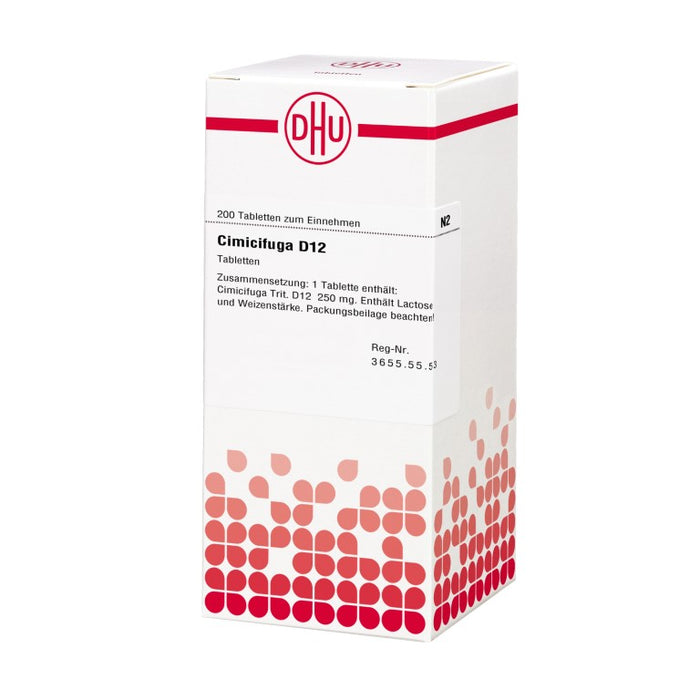 DHU Cimicifuga D12 Tabletten, 200 St. Tabletten