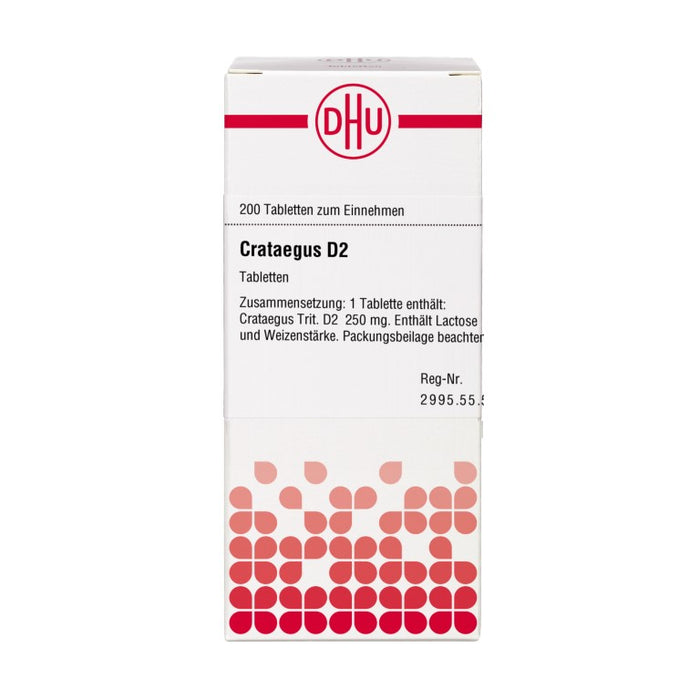 DHU Crataegus D2 Tabletten, 200 St. Tabletten