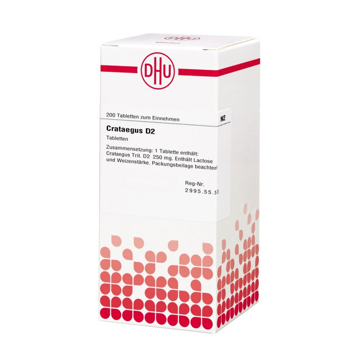 DHU Crataegus D2 Tabletten, 200 St. Tabletten