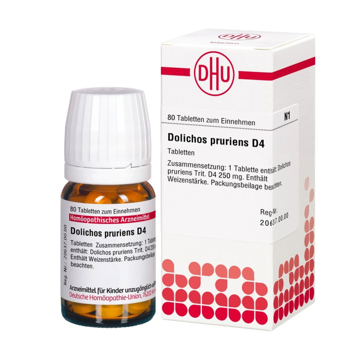 DHU Dolichos pruriens D4 Tabletten, 80 St. Tabletten