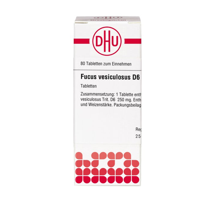 DHU Fucus vesiculosus D6 Tabletten, 80 pcs. Tablets