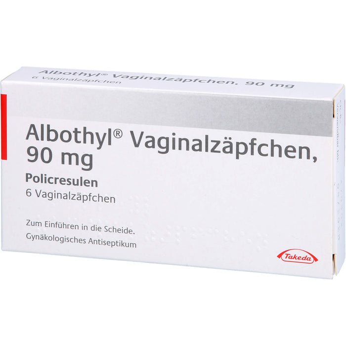 Albothyl Vaginalzäpfchen, 90 mg, 5 pcs. Suppositories