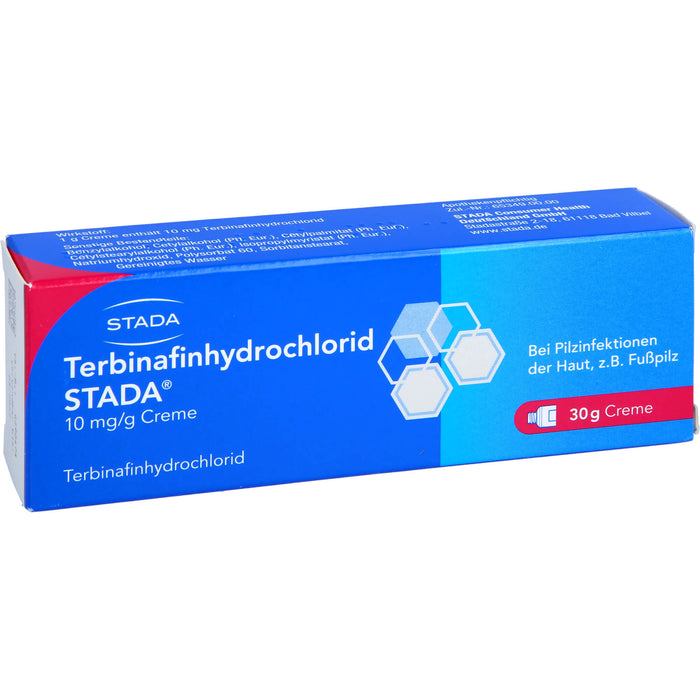 Terbinafinhydrochlorid STADA 10 mg / g Creme bei Pilzerkrankungen, 30 g Cream