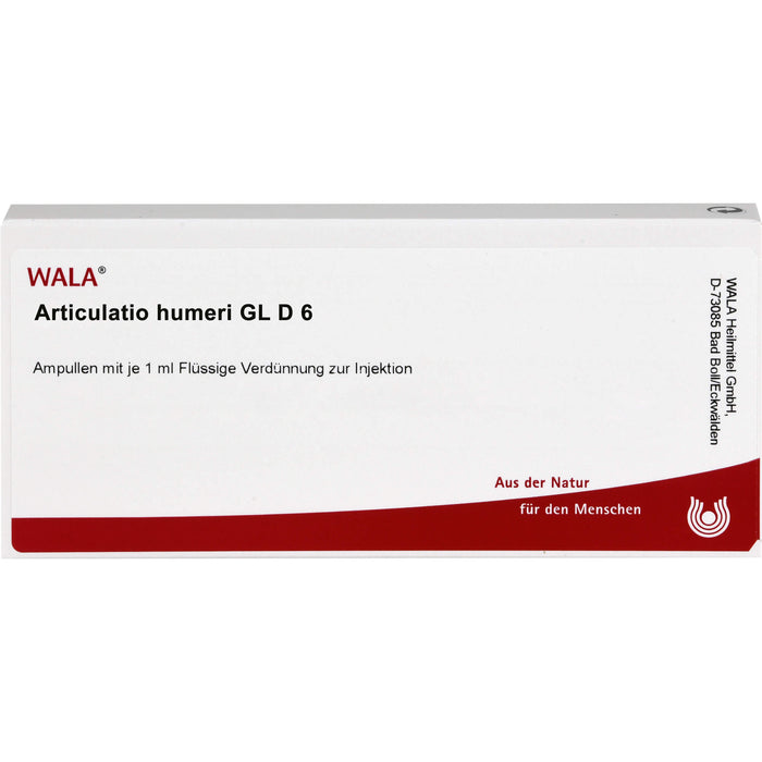 WALA Articulatio humeri GI D6 flüssige Verdünnung, 10 St. Ampullen