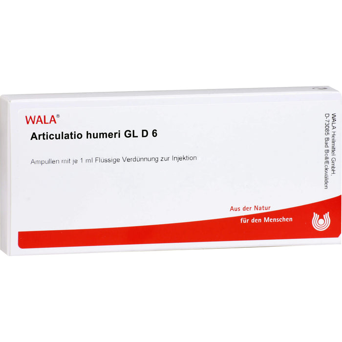 WALA Articulatio humeri GI D6 flüssige Verdünnung, 10 pc Ampoules