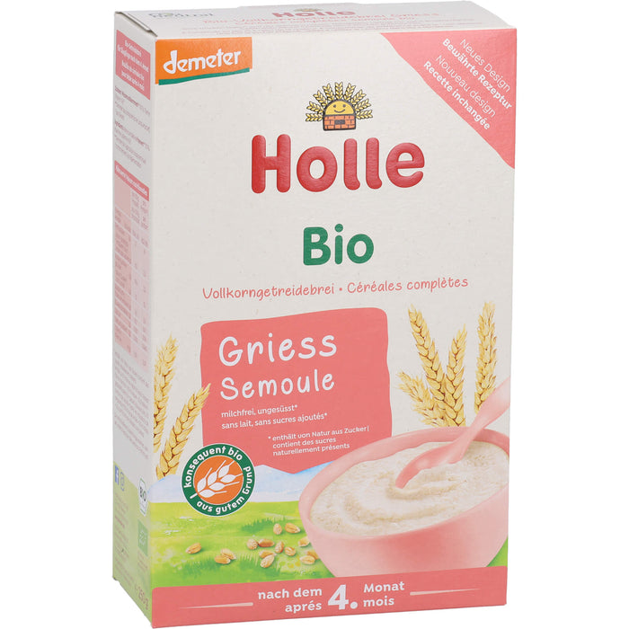 Holle Bio-Babybrei Grieß, 250 g BRE