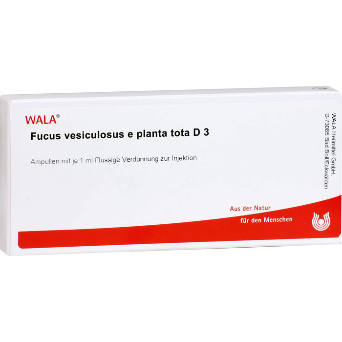 WALA Fucus vesiculosus e planta tota D3 flüssige Verdünnung, 10 pc Ampoules