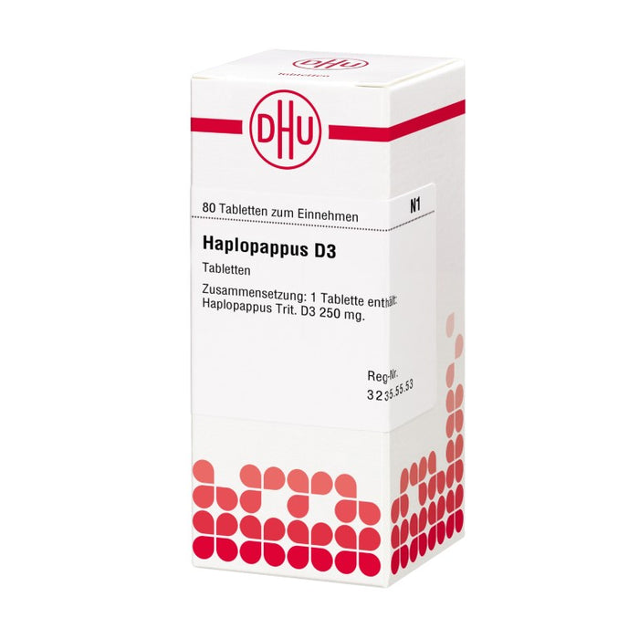 DHU Haplopappus D3 Tabletten, 80 pc Tablettes