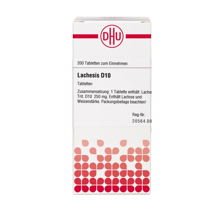 DHU Lachesis D10 Tabletten, 200 St. Tabletten