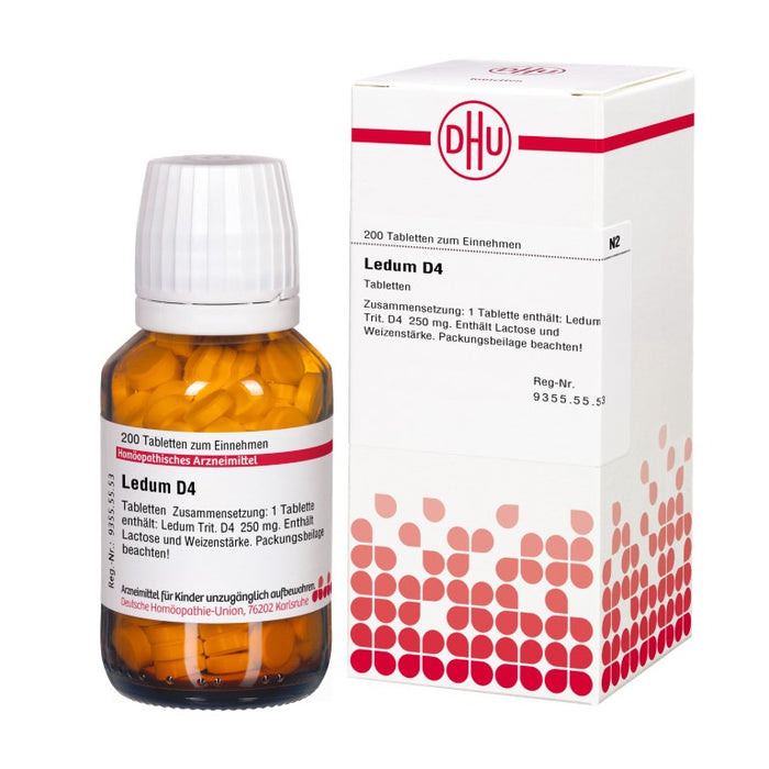 DHU Ledum D4 Tabletten, 200 St. Tabletten