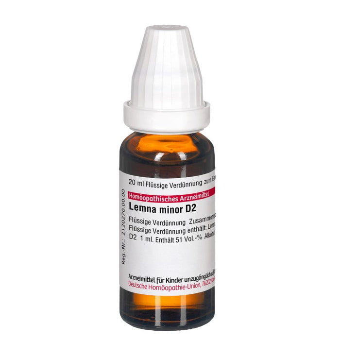 Lemna minor D2 DHU Dilution, 20 ml Lösung