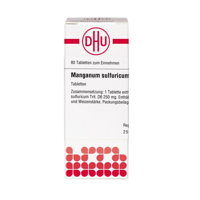 DHU Manganum sulfuricum D6 Tabletten, 80 St. Tabletten