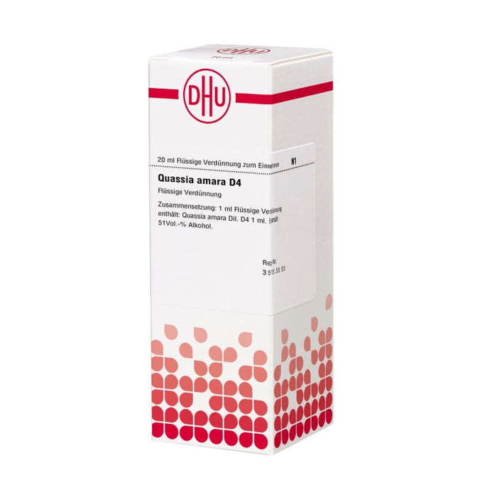 Quassia D4 DHU Dilution, 20 ml Lösung