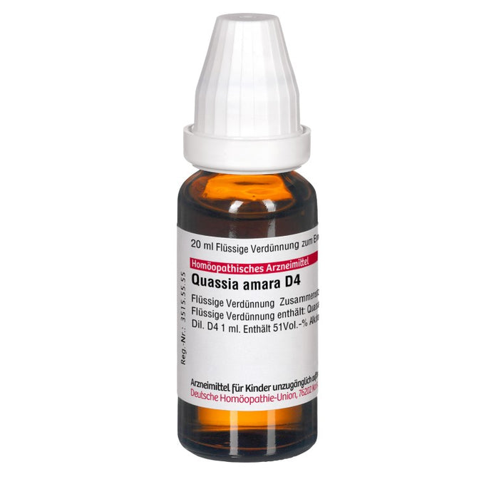 Quassia D4 DHU Dilution, 20 ml Lösung