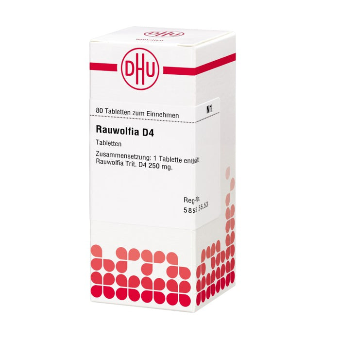 DHU Rauwolfia D4 Tabletten, 80 pcs. Tablets