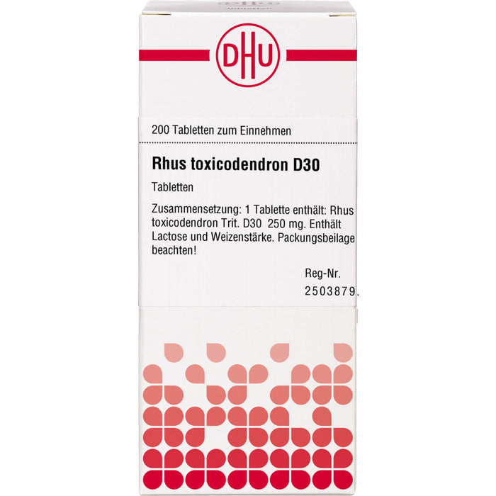 DHU Rhus toxicodendron D30 Tabletten, 200 St. Tabletten