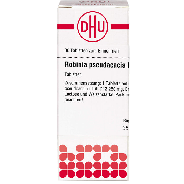 Robinia pseudacacia D12 DHU Tabletten, 80 St. Tabletten