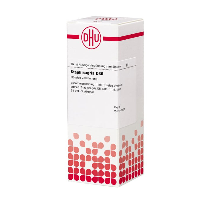 DHU Staphisagria D30 Dilution, 20 ml Lösung