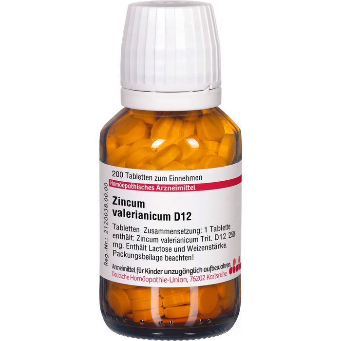 DHU Zincum valerianicum D12 Tabletten, 200 St. Tabletten