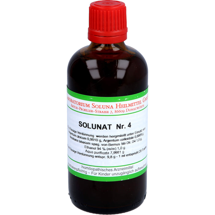Laboratorium Soluna Solunat Nr. 4 Mischung, 100 ml Solution