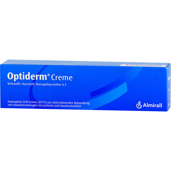 Optiderm Creme bei Hauterkrankungen mit Juckreiz und Hauttrockenheit, 100 g Crème