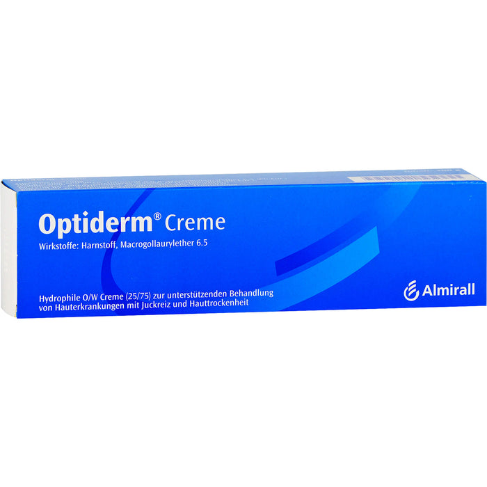 Optiderm Creme bei Hauterkrankungen mit Juckreiz und Hauttrockenheit, 100 g Crème