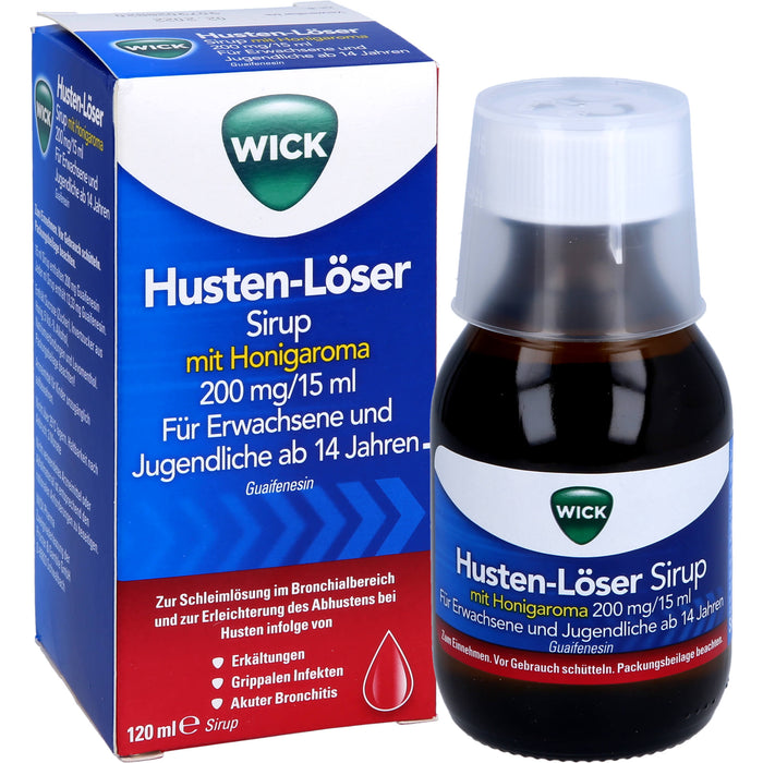 WICK Hustenlöser Sirup, 120 ml Solution