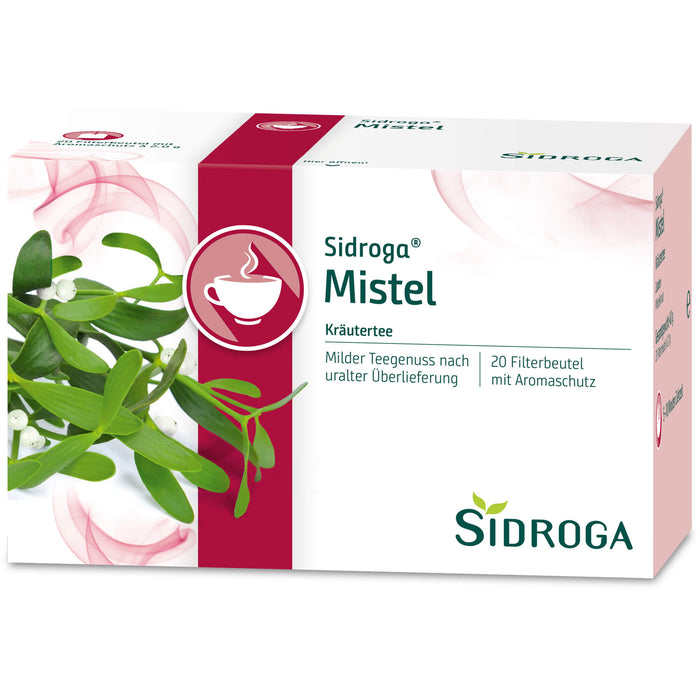 Sidroga Mistel milder Teegenuss mit Aromaschutz, 20 pc Sac filtrant